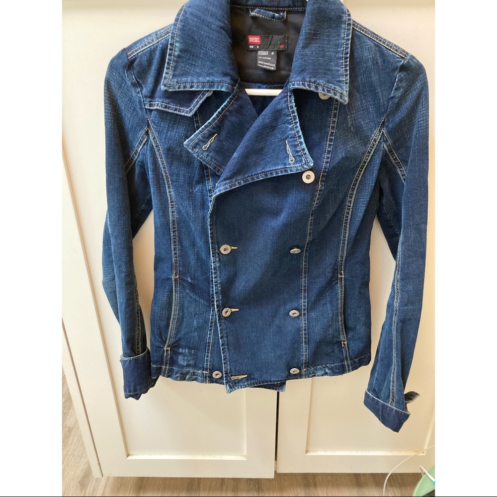 Diesel Super cute double breasted levy jacket. Good condition. Size S